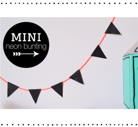 Mini Bunting Tutorial by Patchwork Cactus
