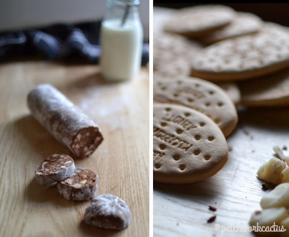 Chocolate Salami Recipe for Father's Day | Patchwork Cactus Blog 