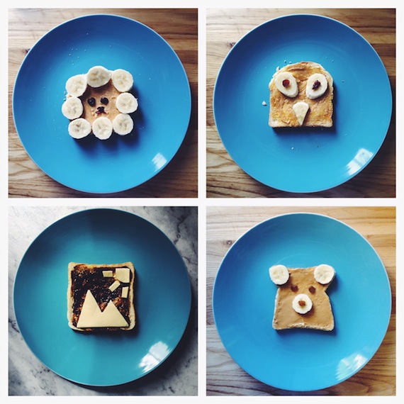 Breakfast inspo - toast art - patchwork cactus blog