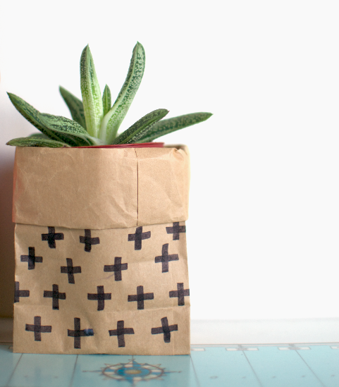 DIY Paper Storage Bags - Not Washable - By Patchwork Cactus Blog 