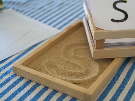 Montessori At Home -  Sandpaper Letters
