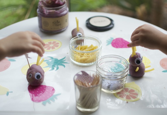 Playdough monsters - a rainy day activities
