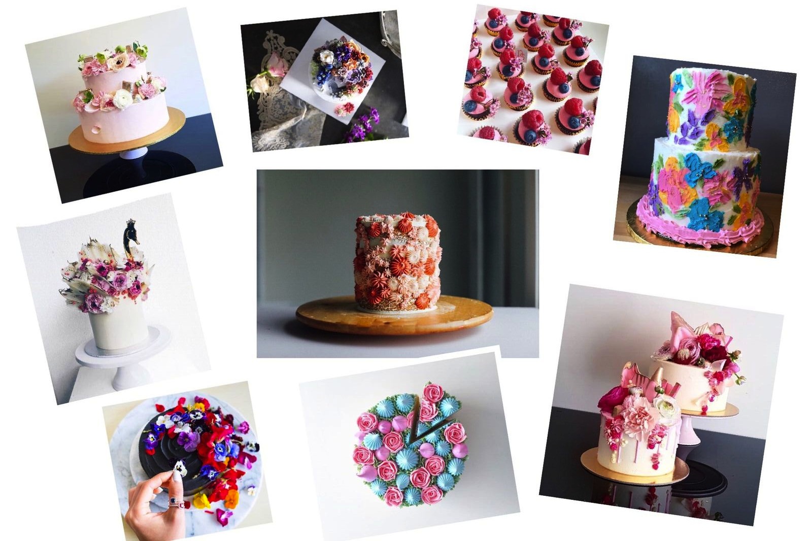 Bakers on Instagram - FLoral Cakes Inspo Patchwork Cactus Blog 