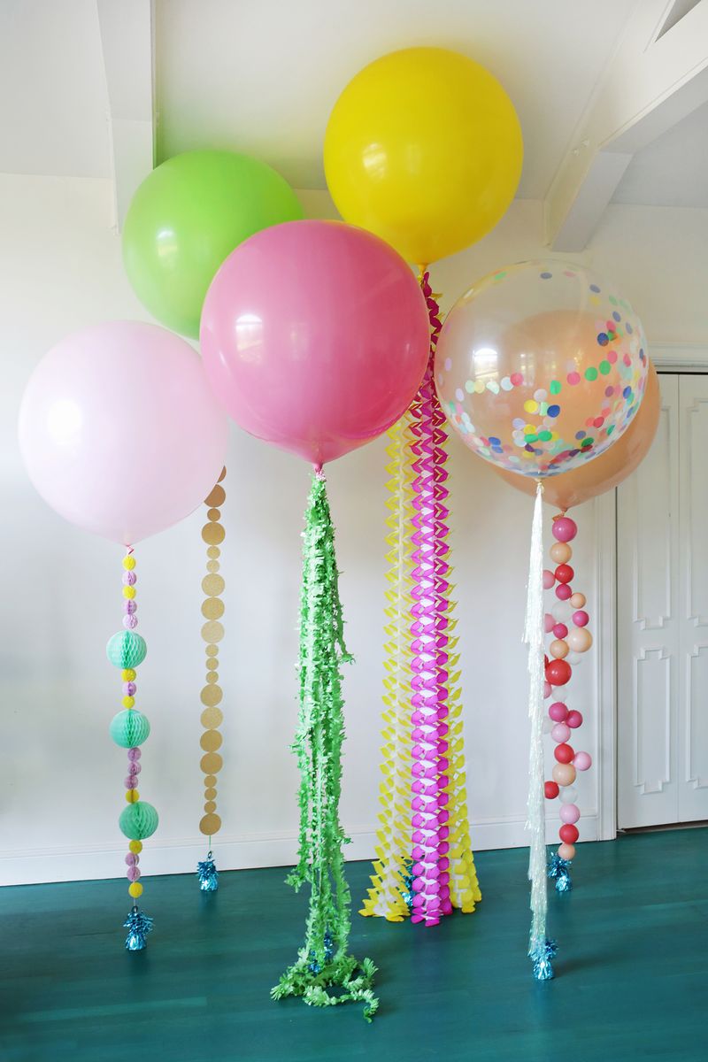 DIY balloon decorations - DIY Baloon Garland - Stylish balloon DIY