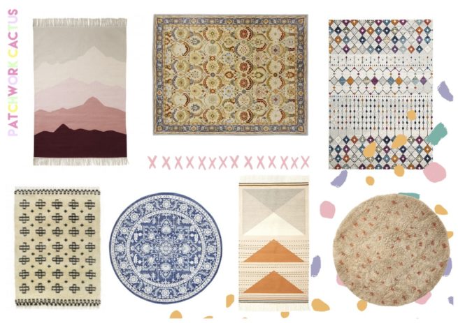 Trend Alert - Boho Rugs - Patchwork Cactus