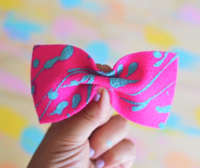 DIY Felt Hair Bow Tutorial - Because I'm so done with the other kind